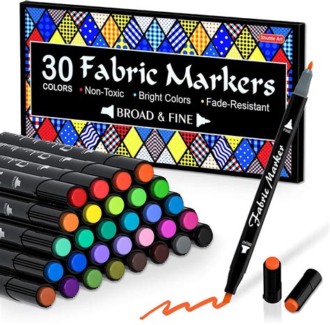 fabric paint metal tip|Fabric Markers for Clothing .